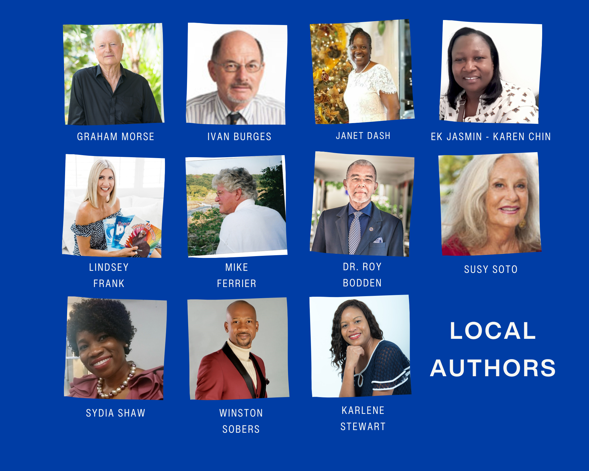 Collection of Cayman Islands Authors as part of the Cayman Islands Public Library Service (CIPLS) Litary Expo 2024