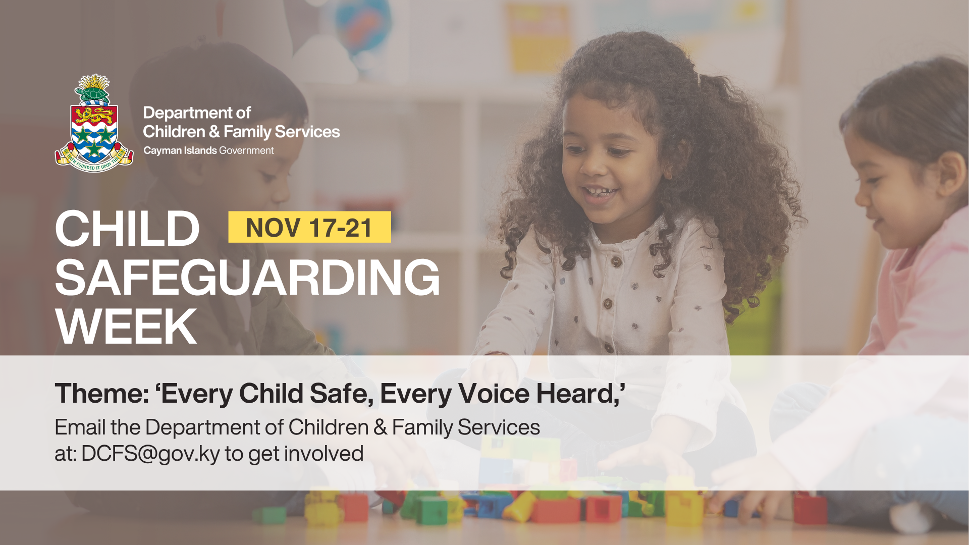 DCFS Hosts First-Ever Child Safeguarding Week: NOV 17-21