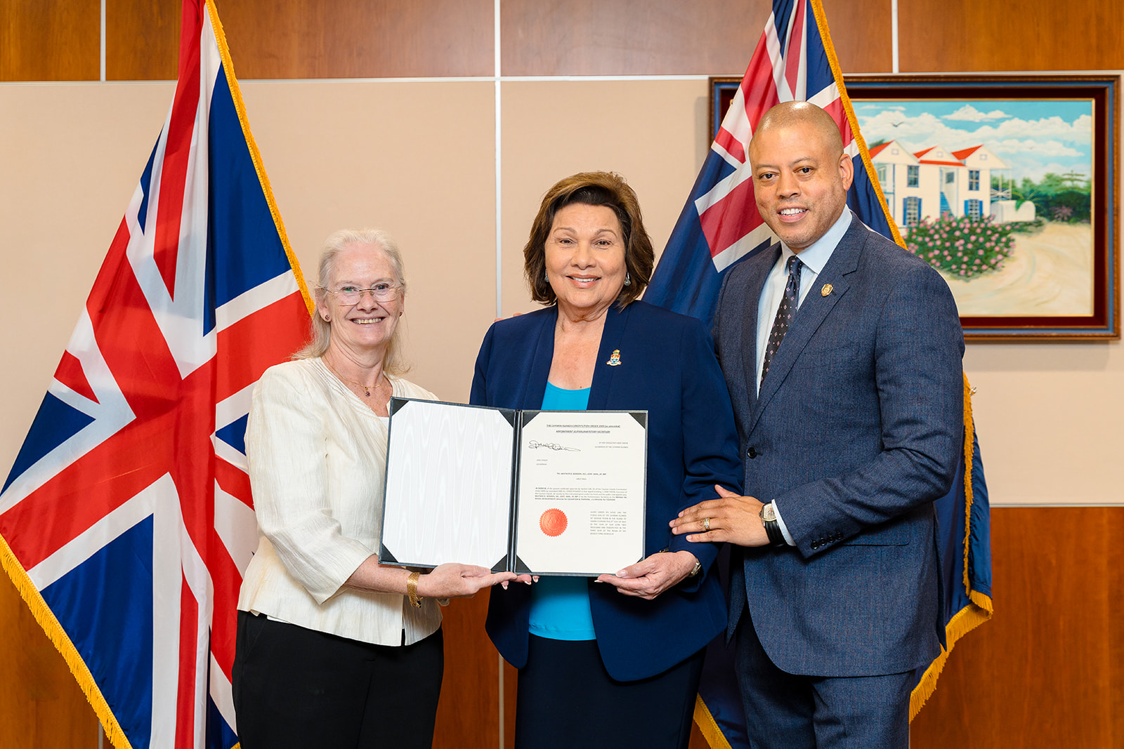 PS Heather Bodden with Governor and Premier