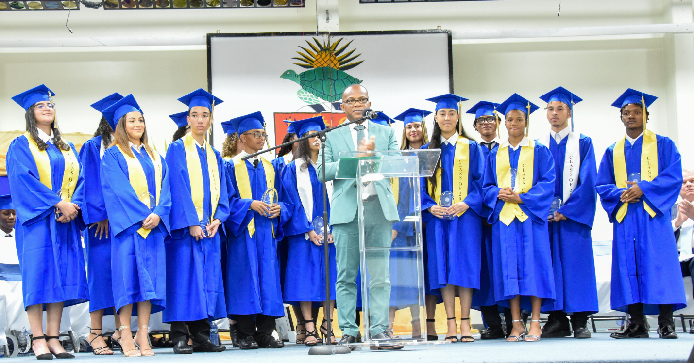Layman Scott graduates