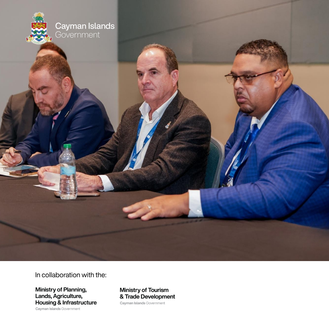 Cayman Islands Government delegates, from left, Chief Officer for ...